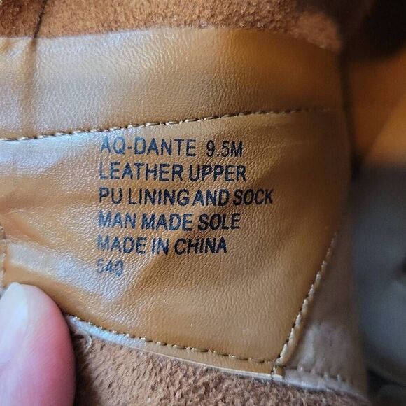 AQUA Dante Women's Pointed Toe Suede Booties Brown Suede Size 9.5 - Picture 6 of 8